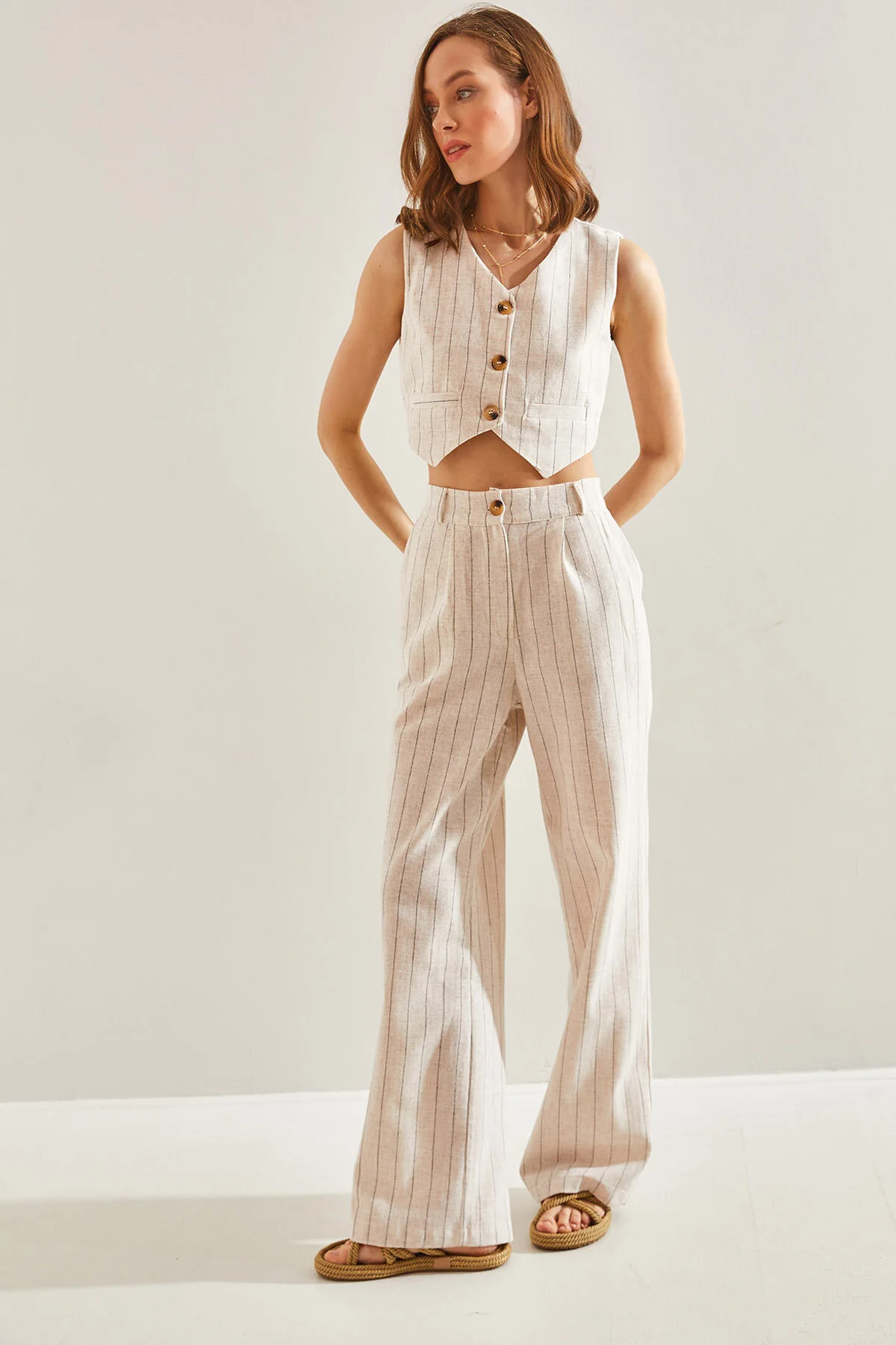 Bianco Lucci  Zweiteiler - Grau - Regular Fit
