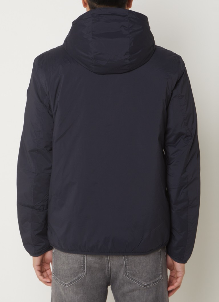 Airforce Daniel padded jacket with zip pockets and hood