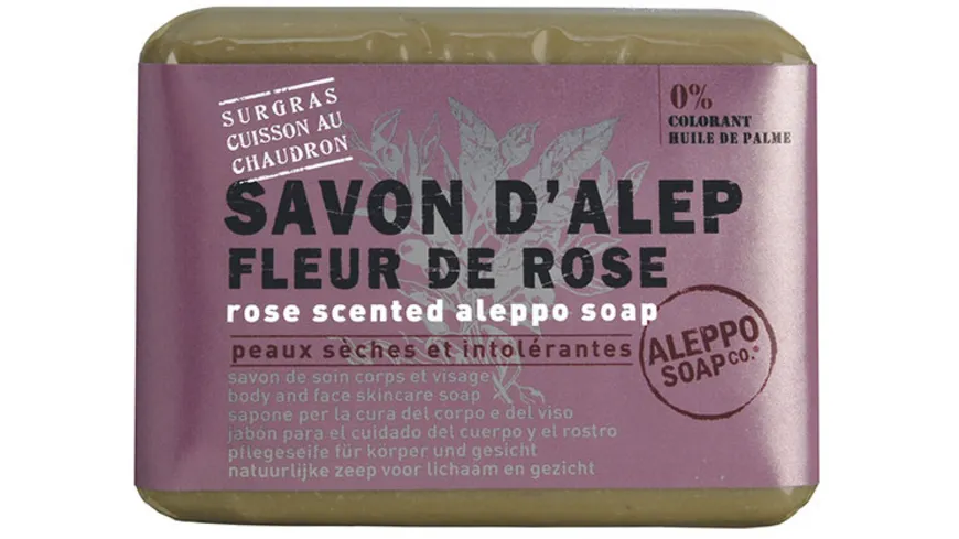 Tadé Aleppo Olivenseife Rosenduft 100 g