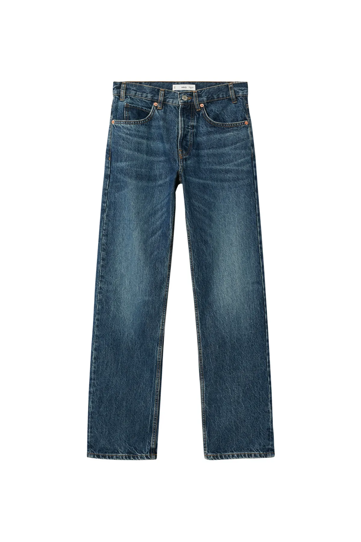 MANGO  37007762 Jeans Dunkel Vintage Blau