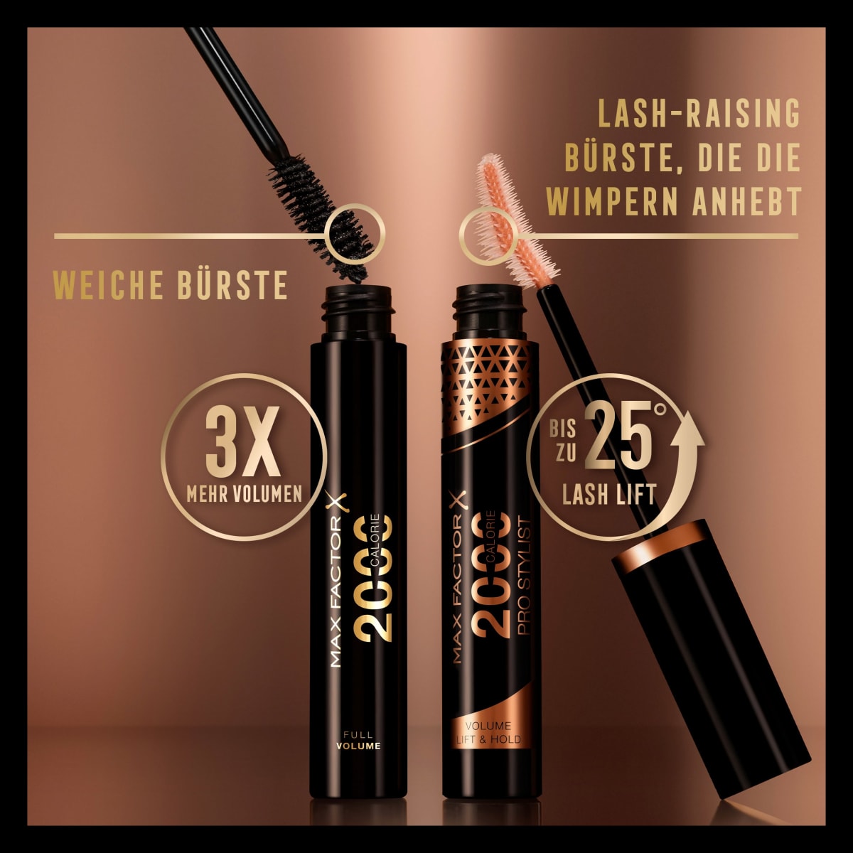 Mascara 2000 Calorie ProStylist Black, 9 ml