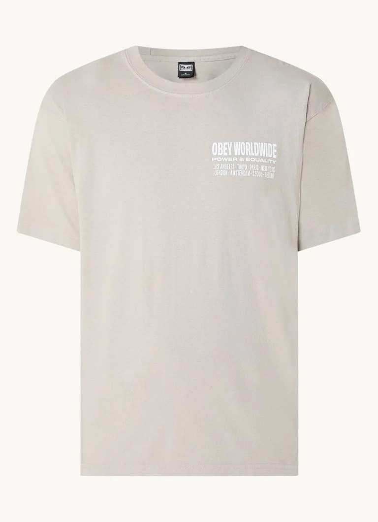 T-shirt Obey Worldwide con logo stampato