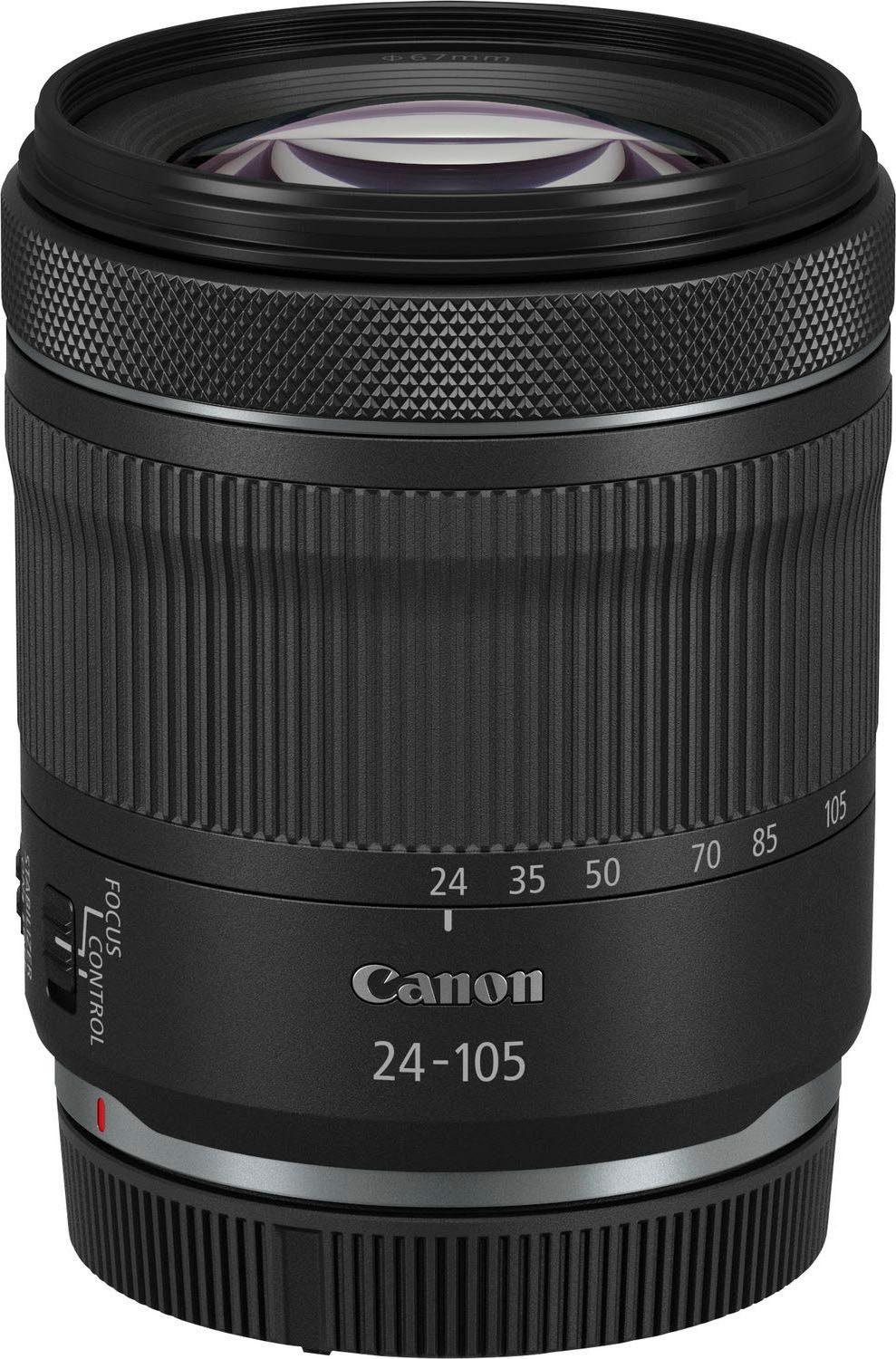 Canon EOS R Gehäuse + RF 24-105mm f/4-7.1 IS STM Systemkamera (RF 24-105mm f/4-7.1 IS STM, 30,3 MP, WLAN (WiFi)