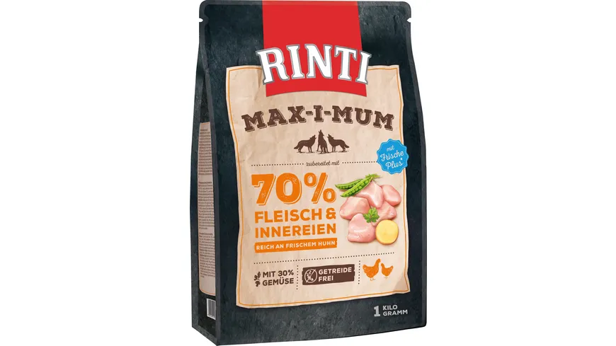 RINTI Hundetrockenfutter Maximum Huhn 1 kg