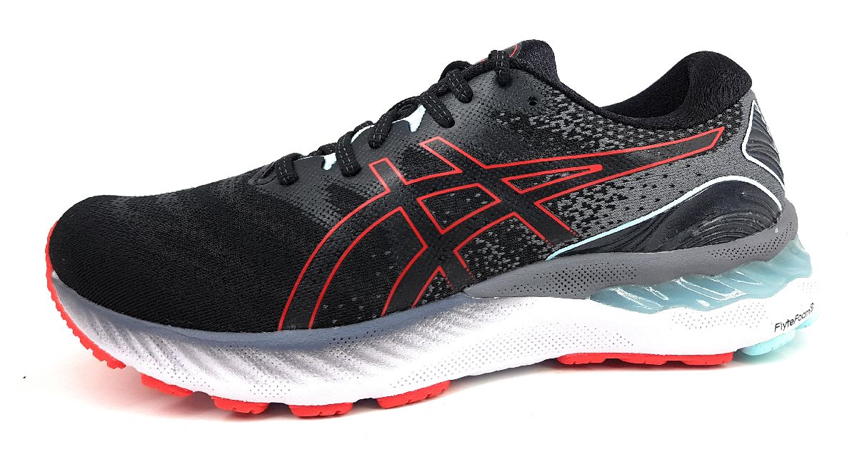 Asics Gel Nimbus 23 1011B004 Schwarz 007 black red