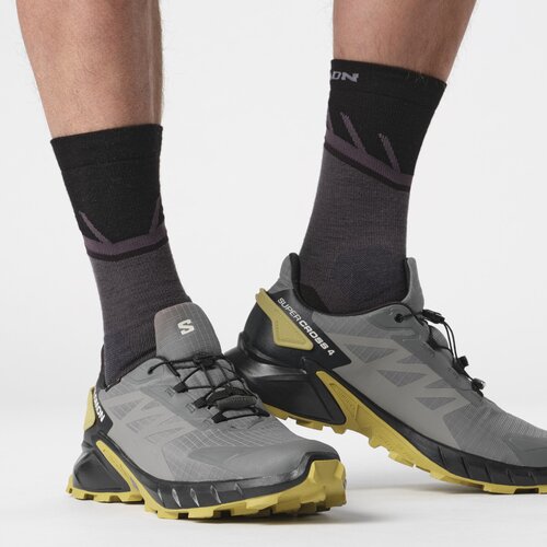 HERREN TRAILRUNNINGSCHUHE SHOES SUPERCROSS 4 GTX PEWTER/BLACK/CRGR