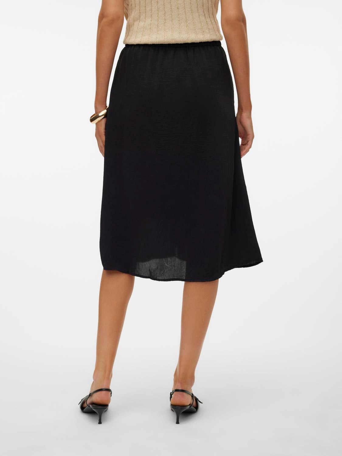 VMSUNNY Hohe Taille Midirock