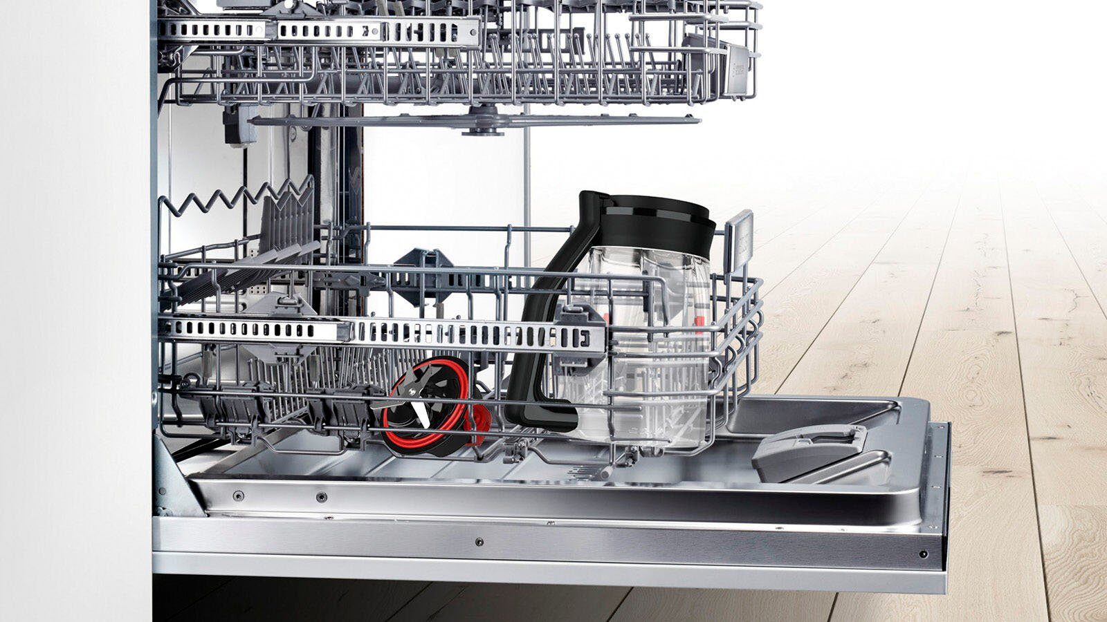 BOSCH Standmixer MMB6172SN VitaPower Serie 4, 1200 W, 30.000 U/Min, ThermoSafe Glasbehälter (1,5 L), inkl. Stopfer