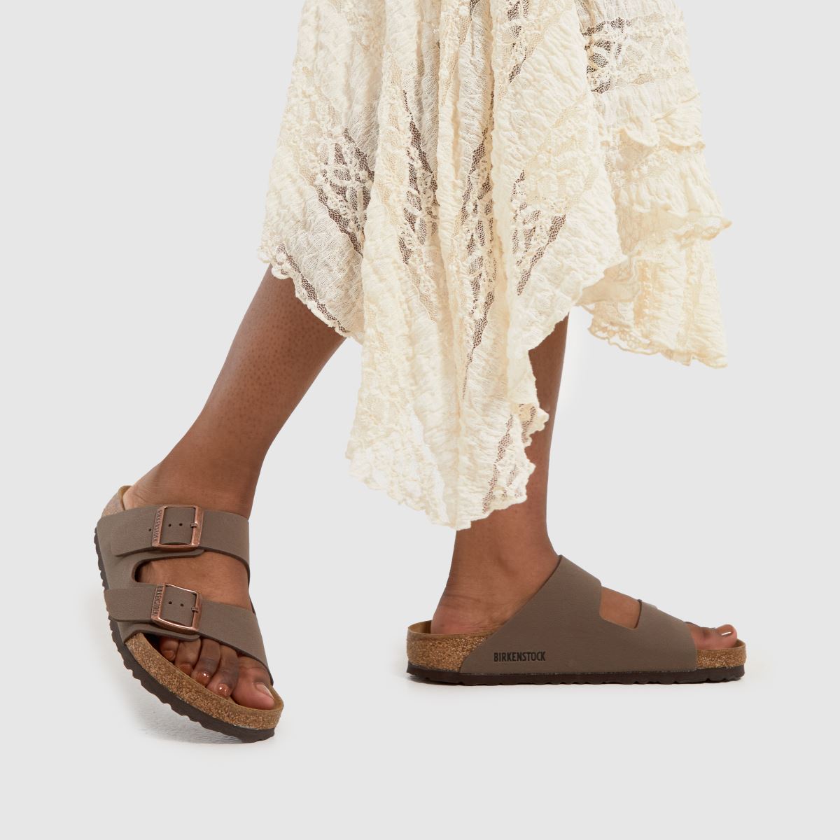 BIRKENSTOCK – Arizona – Bruna sandaler