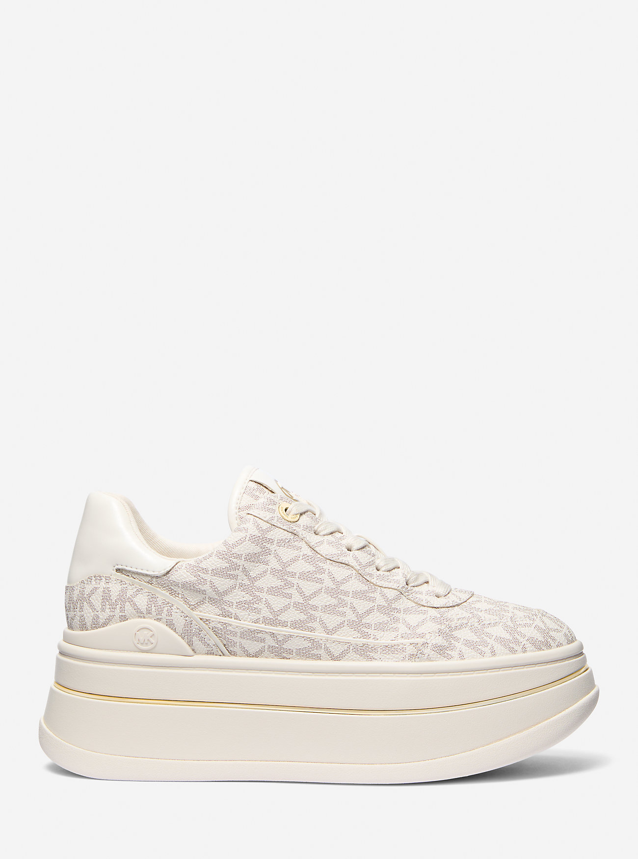 Hayes Signature Logo Platform Sneaker - VANILLA