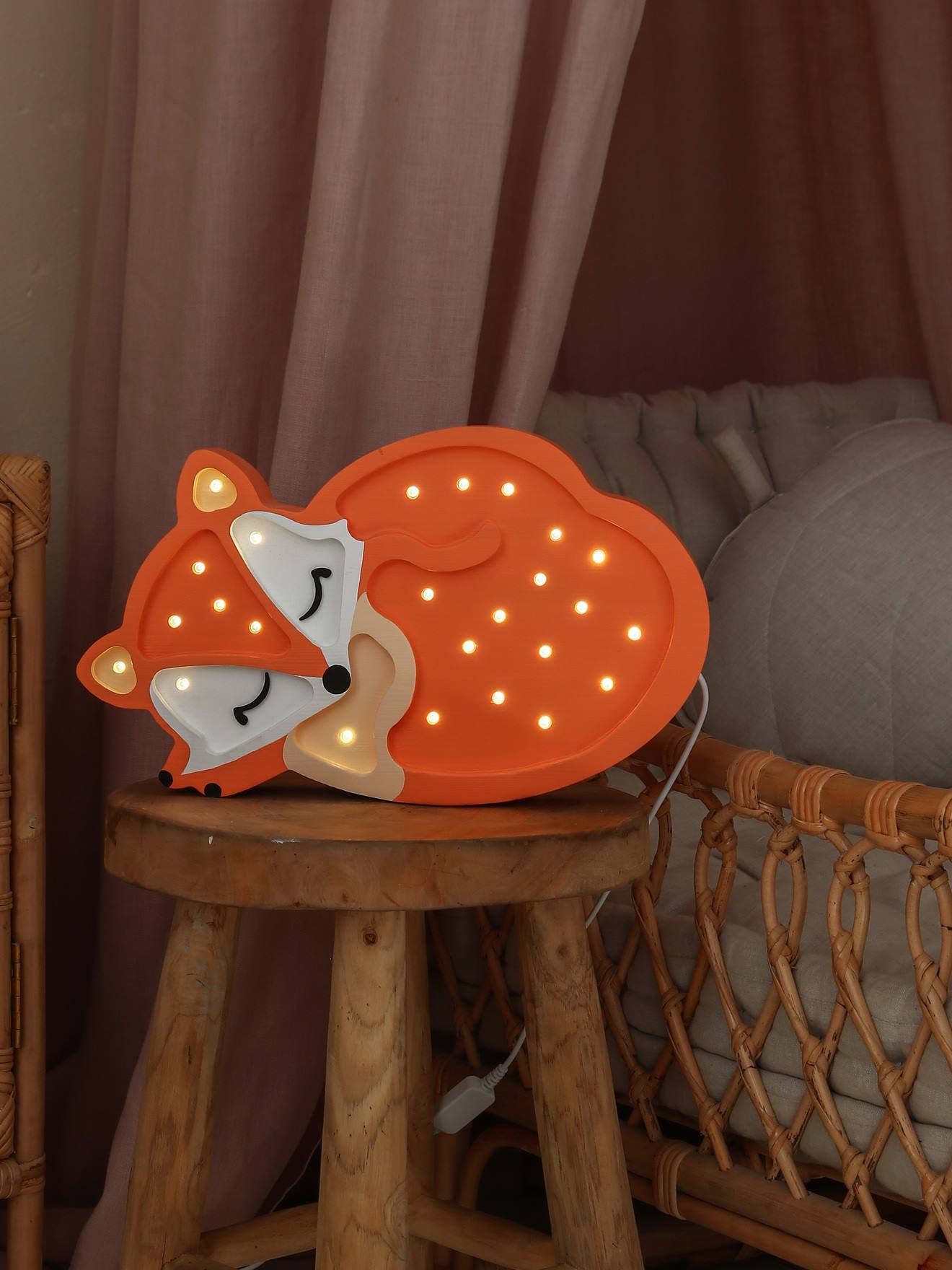 Lampe veilleuse Renard LITTLE LIGHTS orange