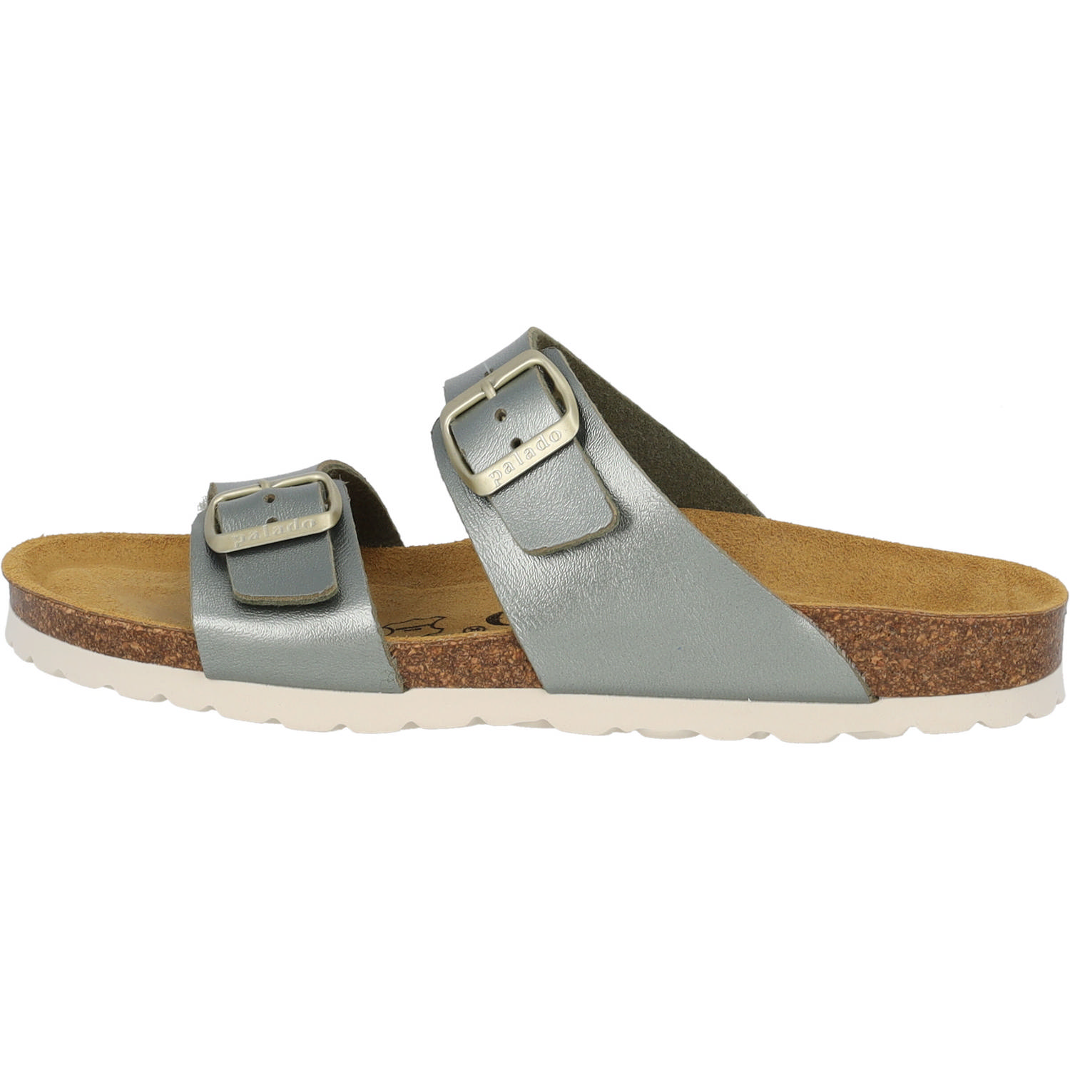 Palado Samos PF, Pantoletten, Damen, Olive Metallic