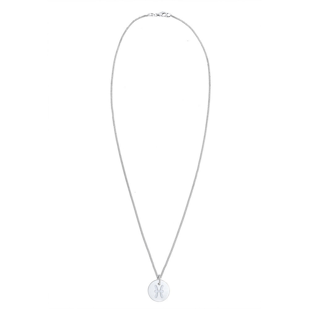 Elli Elli Collier Femme Signe du Zodiaque Poisson Astro - (925/1000) Argent Bijoux