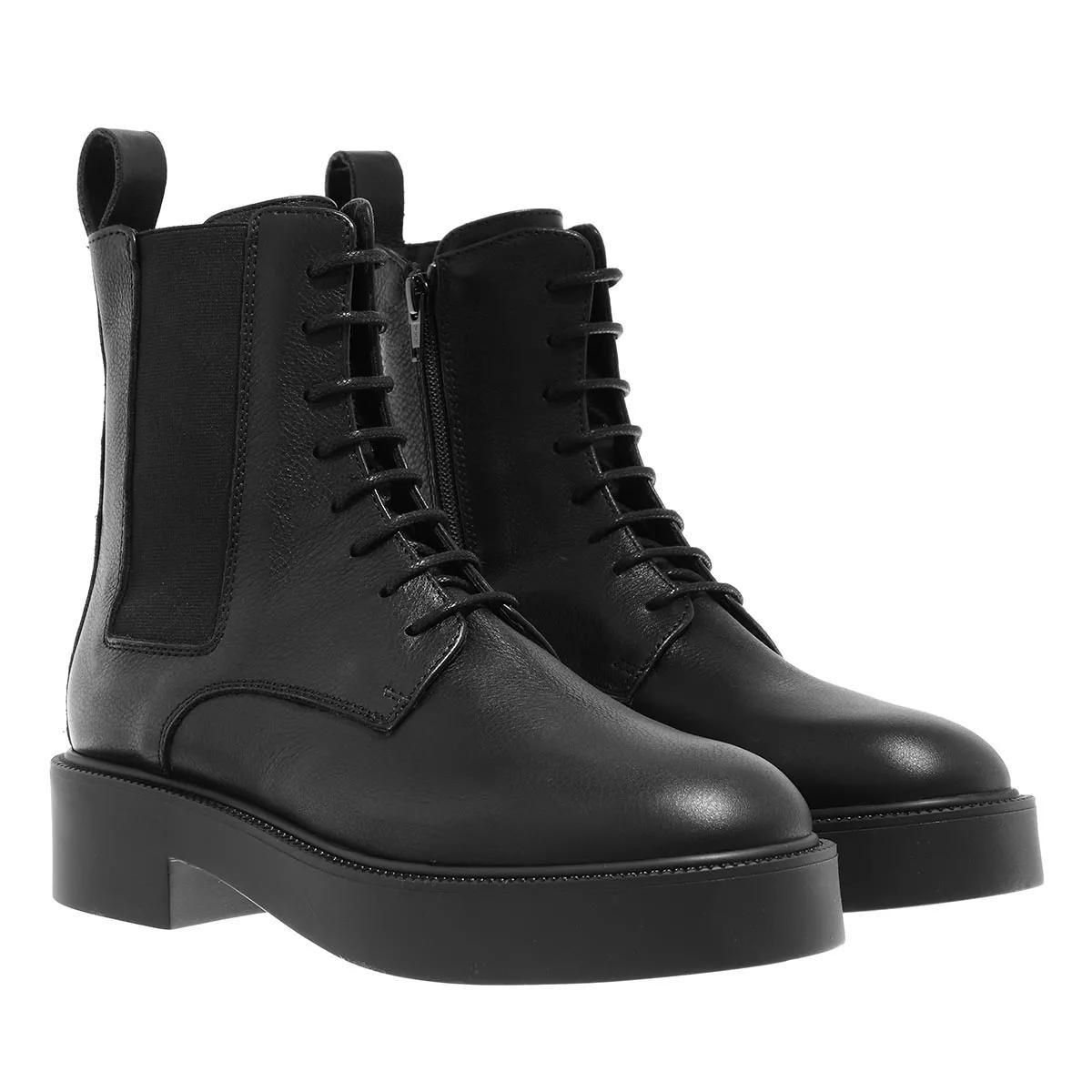 COPENHAGEN Stiefeletten schwarz Schnürstiefel