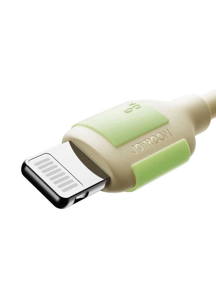 COFI 1453 Joyroom S-A53 3A USB-A - Lightning Kabel  fluoreszierender Spitze in Beige günstig kaufen