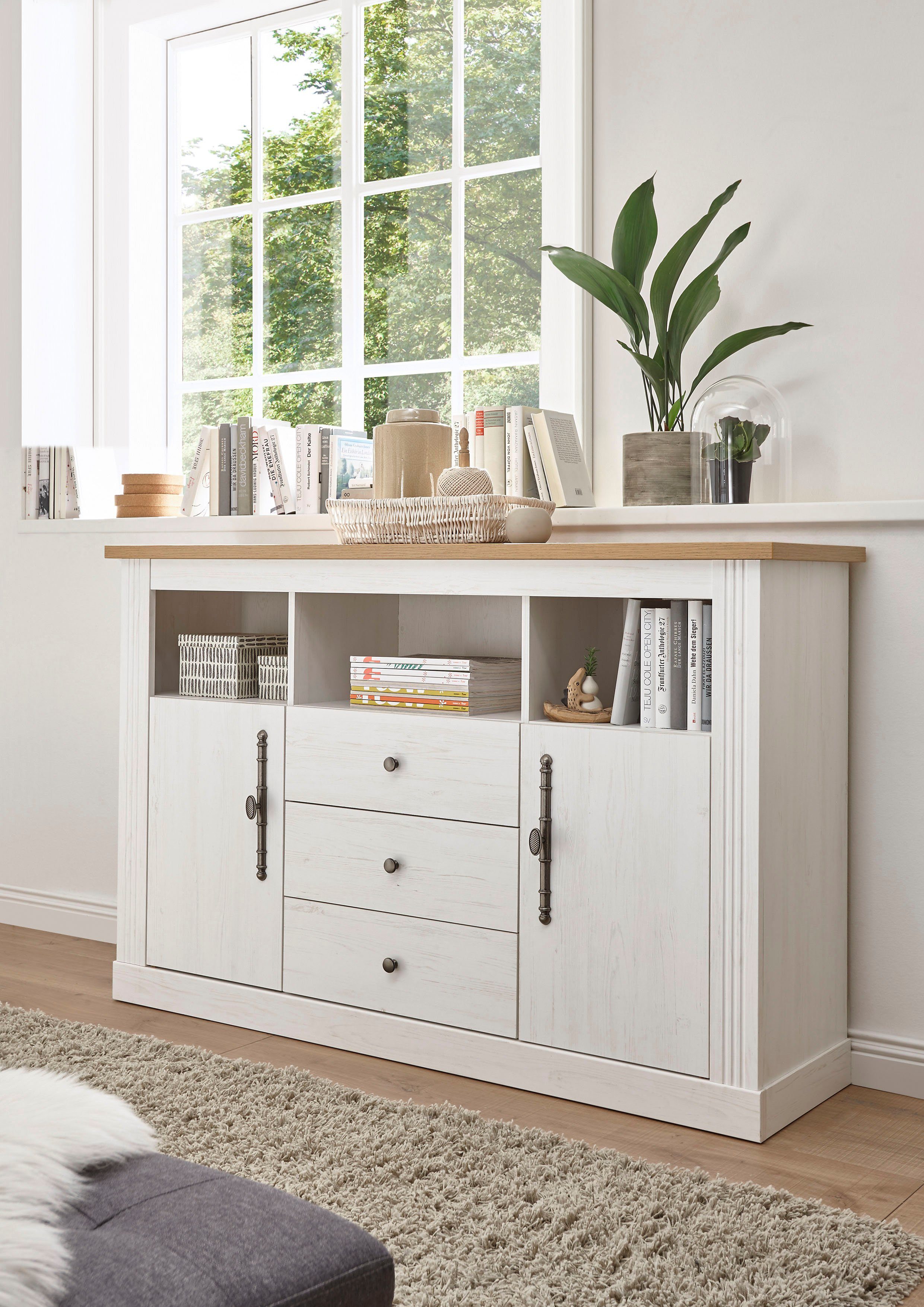 Home affaire Sideboard Westminster, im romantischen Landhausstil, exclusiv by Otto