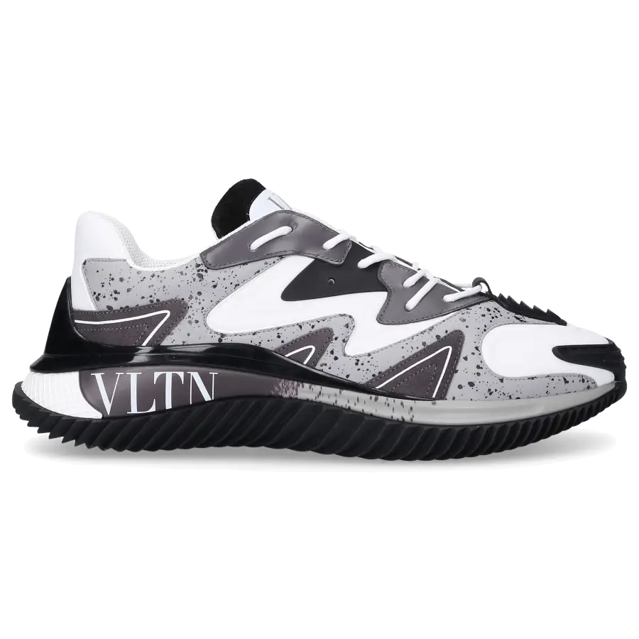 Valentino Garavani - Sneaker low WADE Kalbsleder - grau