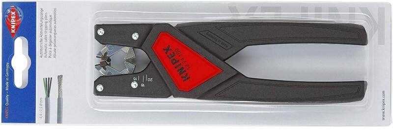 Knipex Abisolierzange 12 74 180 SB Spezial-Werkzeugstahl Silber