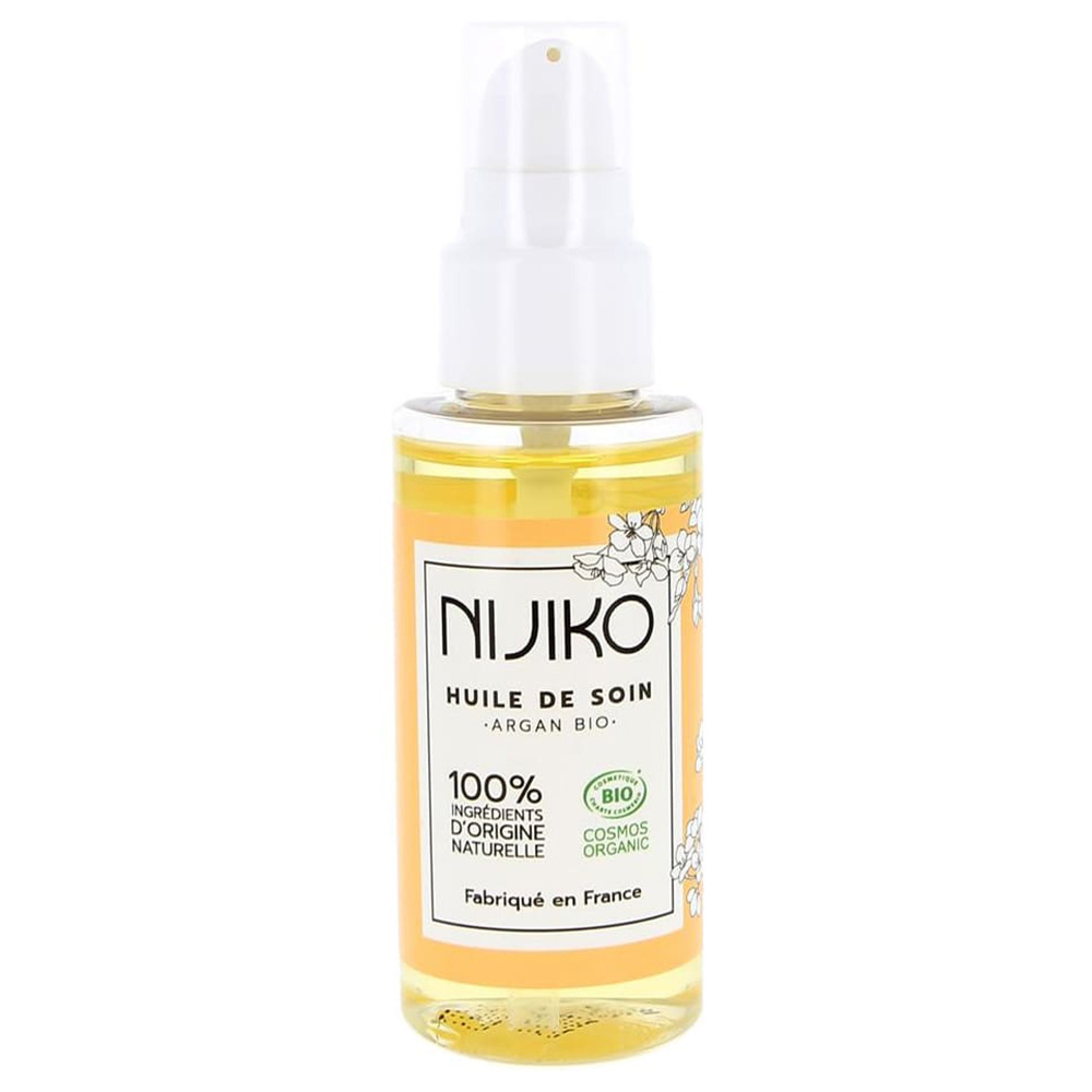 nijiko Huile de Soin Bio Multi-usages à l'Argan Huile nourrissante