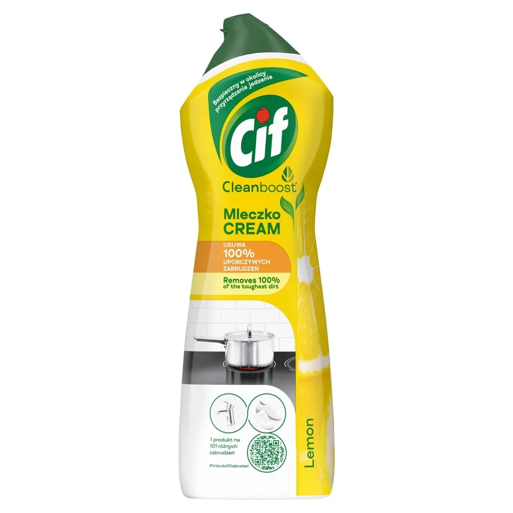 Cif Lemon Cream Microcrystal Overfladerensende Milk