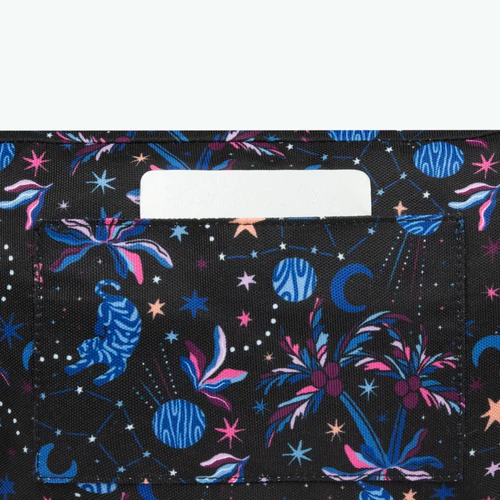 Large Jupiter black fanny pack