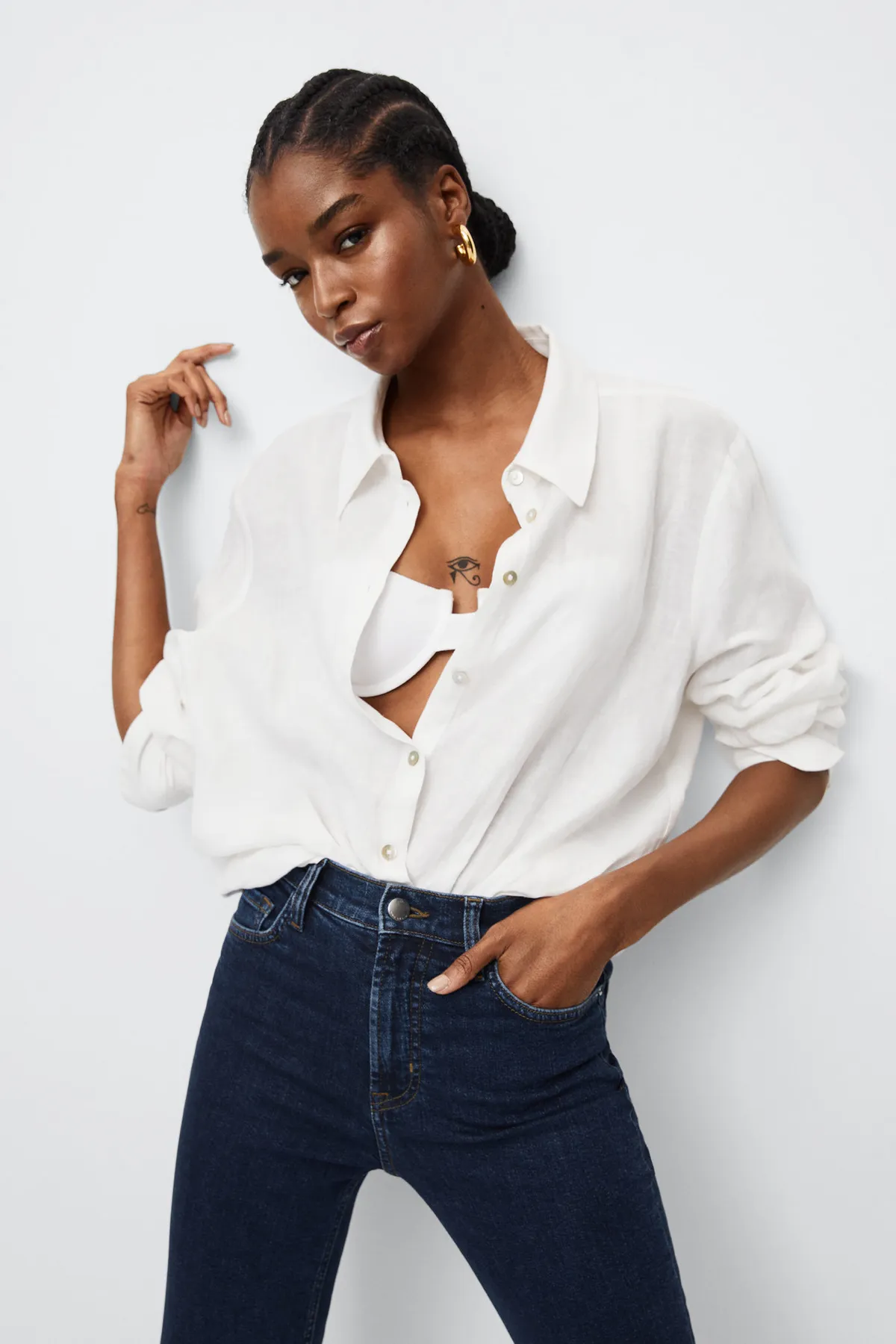 MANGO  27011114 Jeans Dunkelblau