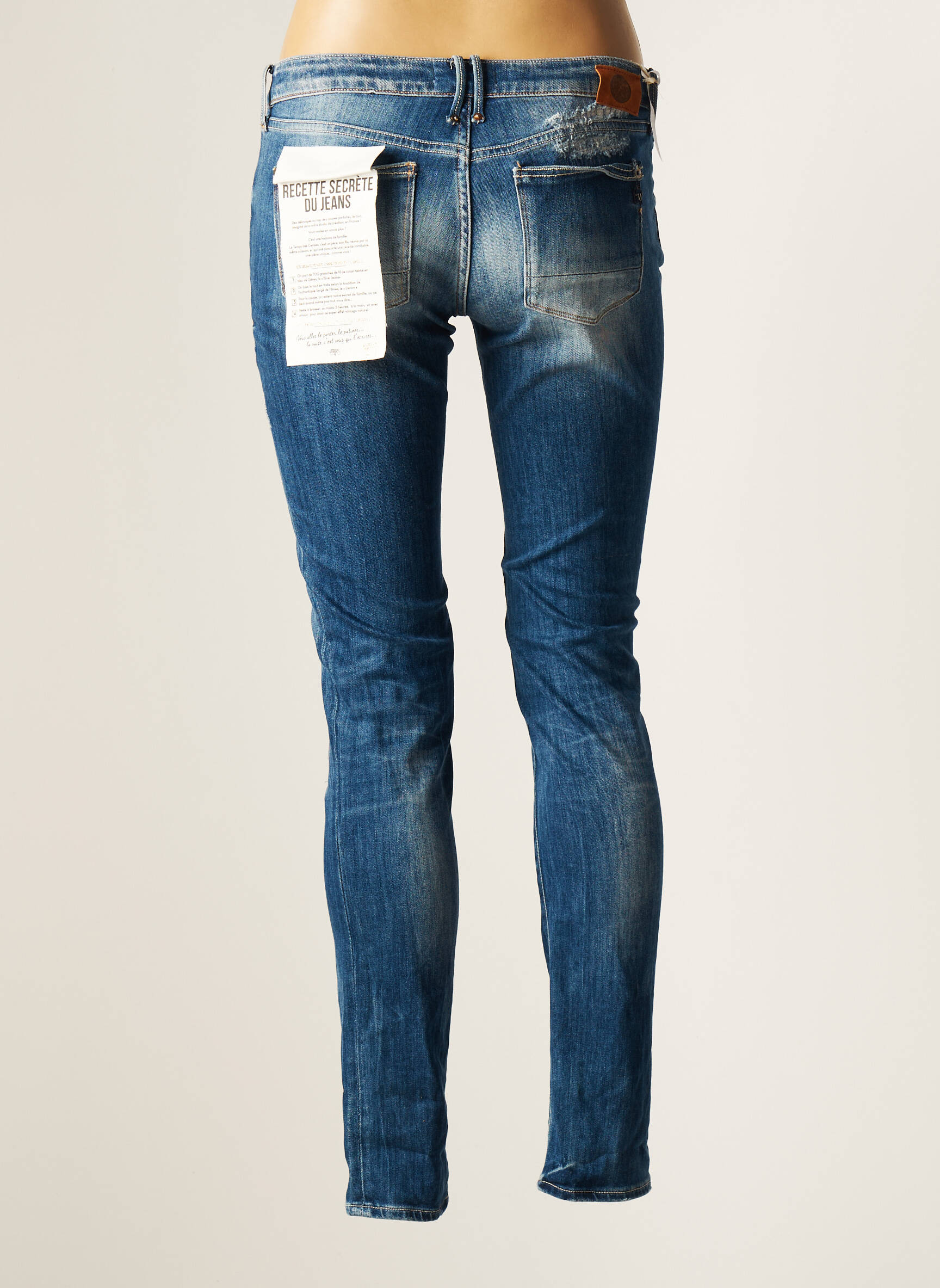 Le Temps Des Cerises Jeans Coupe Slim Femme couleur bleu