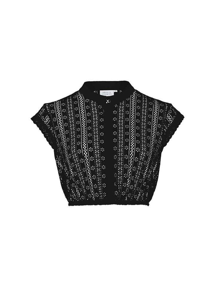 Melega Dirndlbluse ''Kia'' in Schwarz günstig kaufen