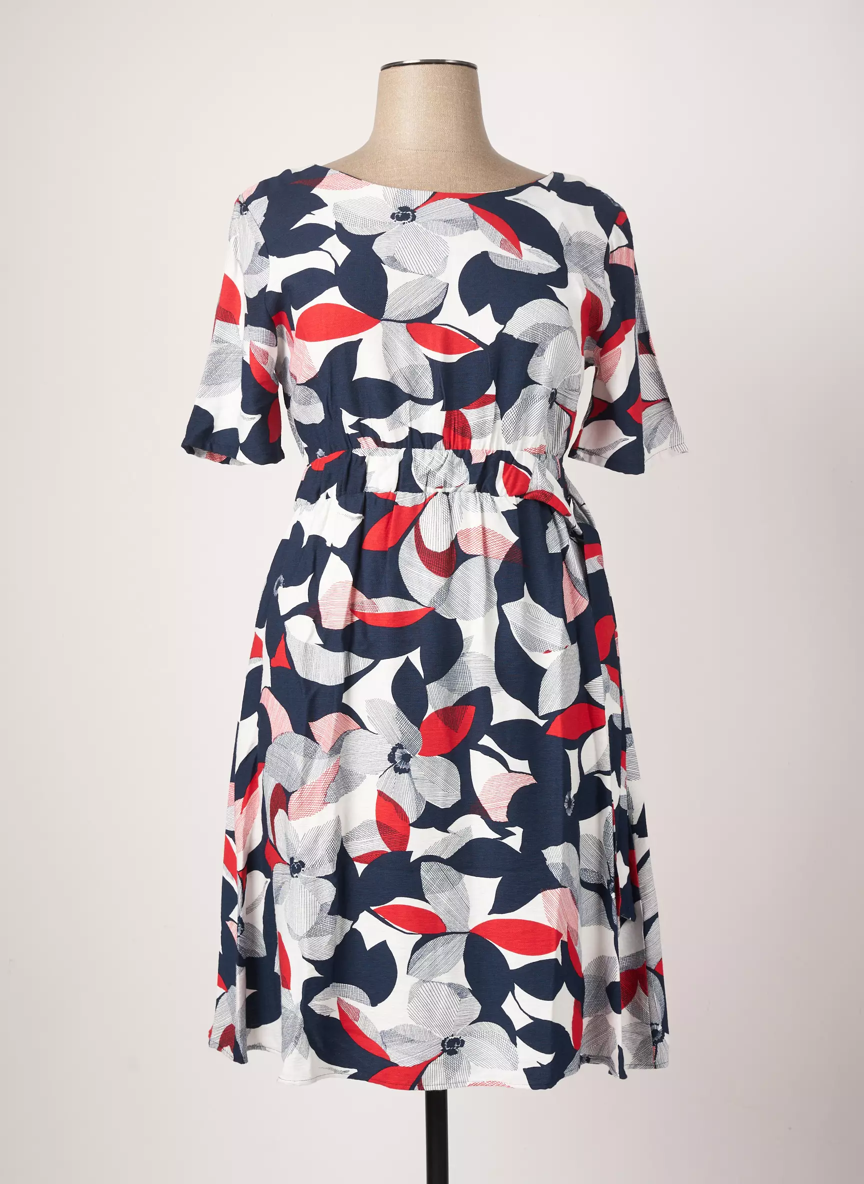 Mademoiselle Yeye Robes Mi Longues Femme couleur bleu
