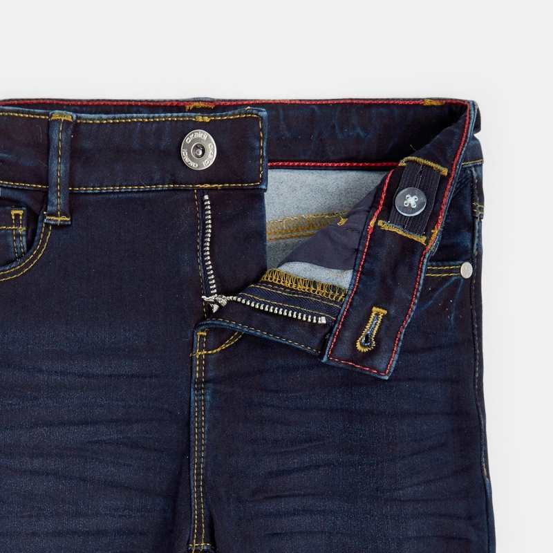 Jean skinny dark blue bleu fille