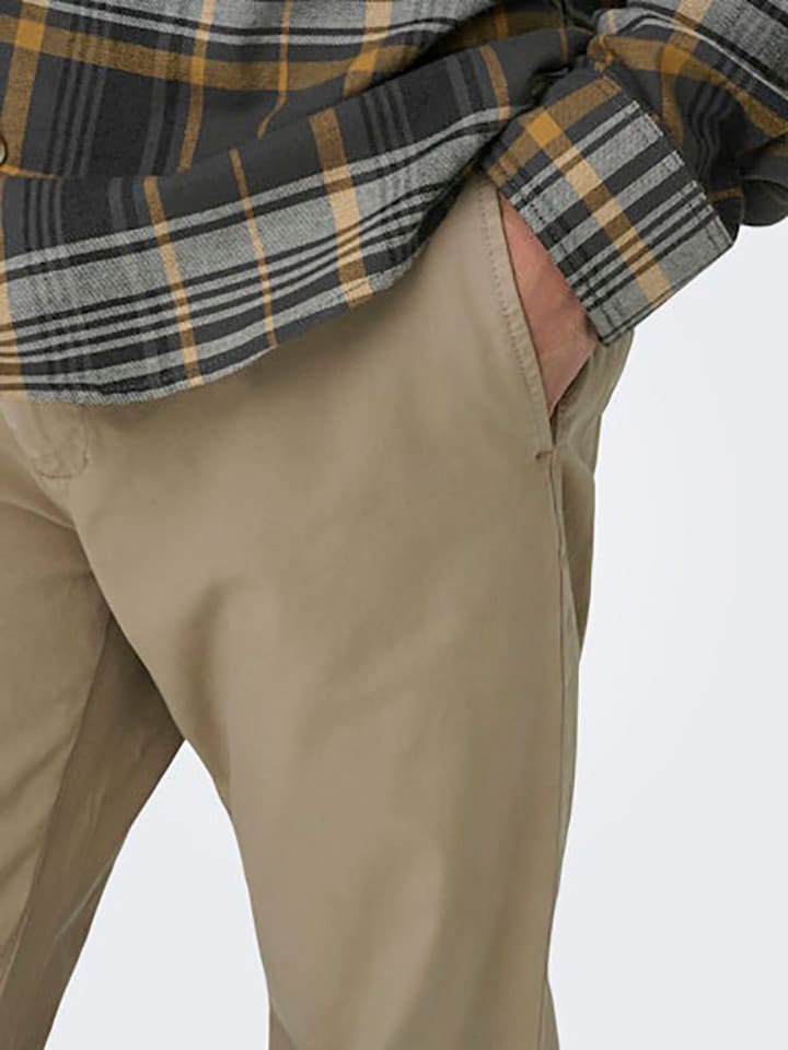 ONLY & SONS Chino in Beige günstig kaufen