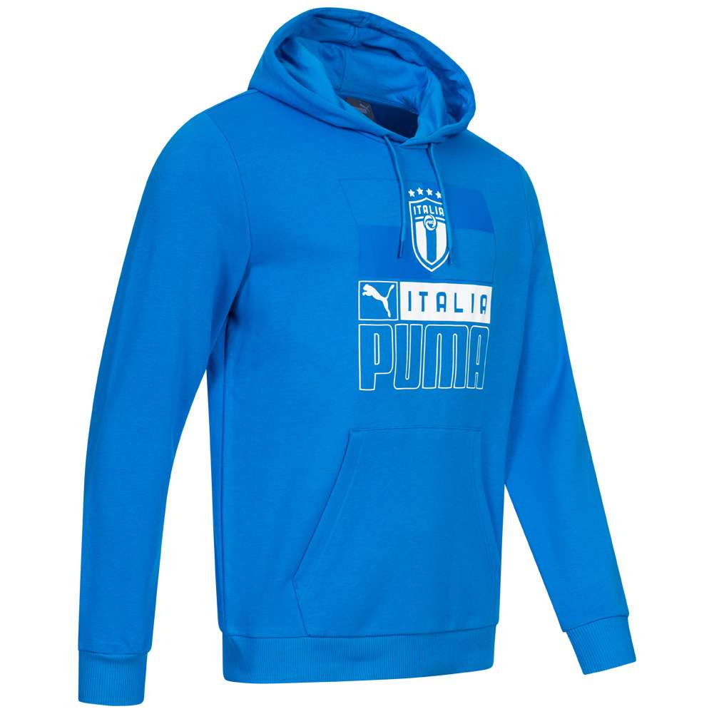 Italien FIGC PUMA FtblCore Herren Kapuzen Sweatshirt 767126-03