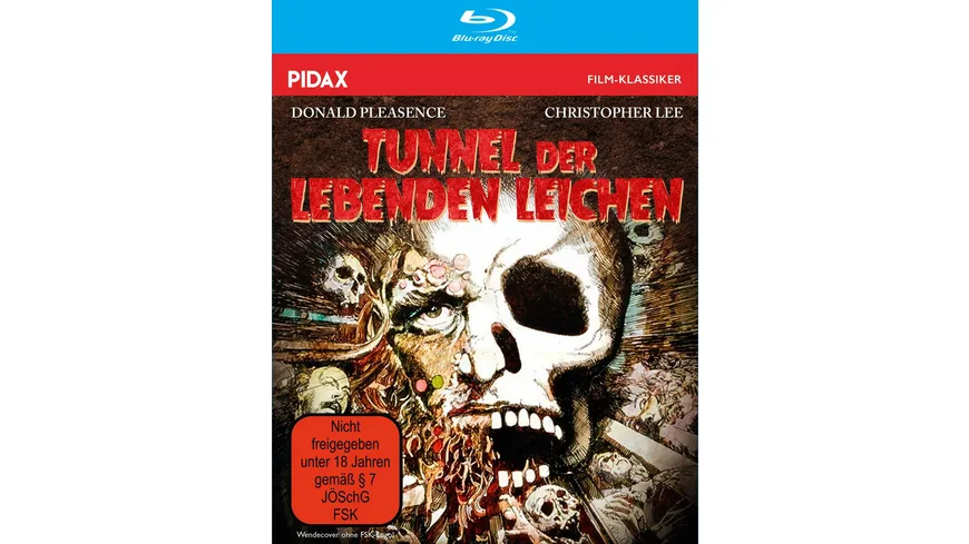 Tunnel der lebenden Leichen / Gruselhorror mit Donald Pleasence und Christopher Lee (Pidax Film-Klassiker)