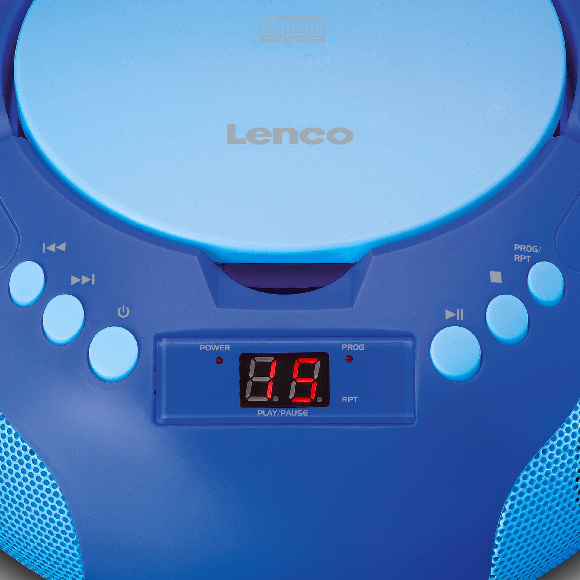 Lenco SCD-620BU - Kinder CD-Player Radio Mikrofon CD-Radiorecorder