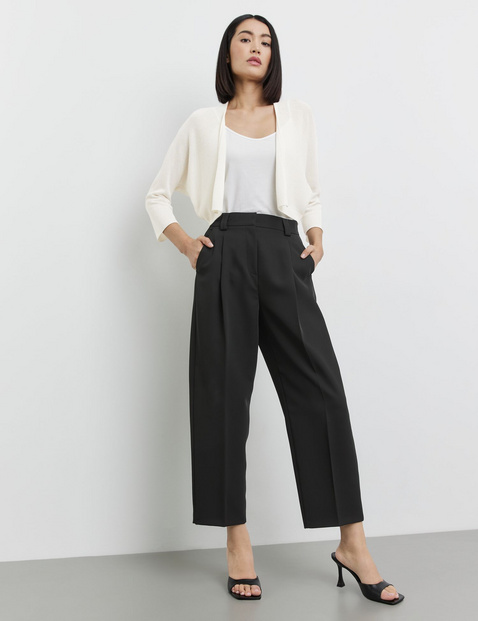 Bolero-Strickjacke mit 3/4 Arm