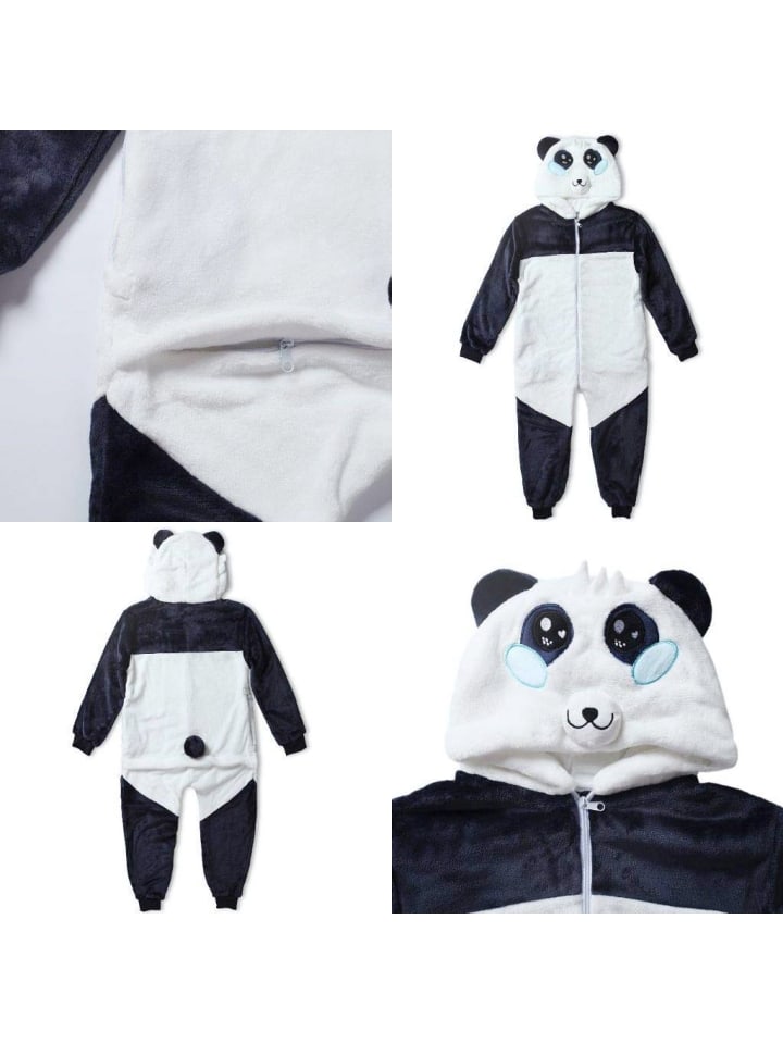 Corimori Onesie Kostüm in Weiß/grau günstig kaufen
