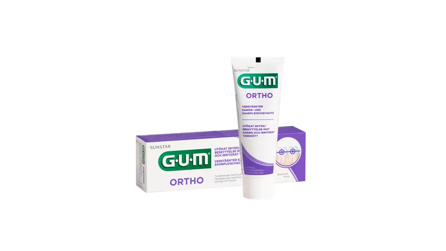 GUM® ORTHO Zahngel 75 ml