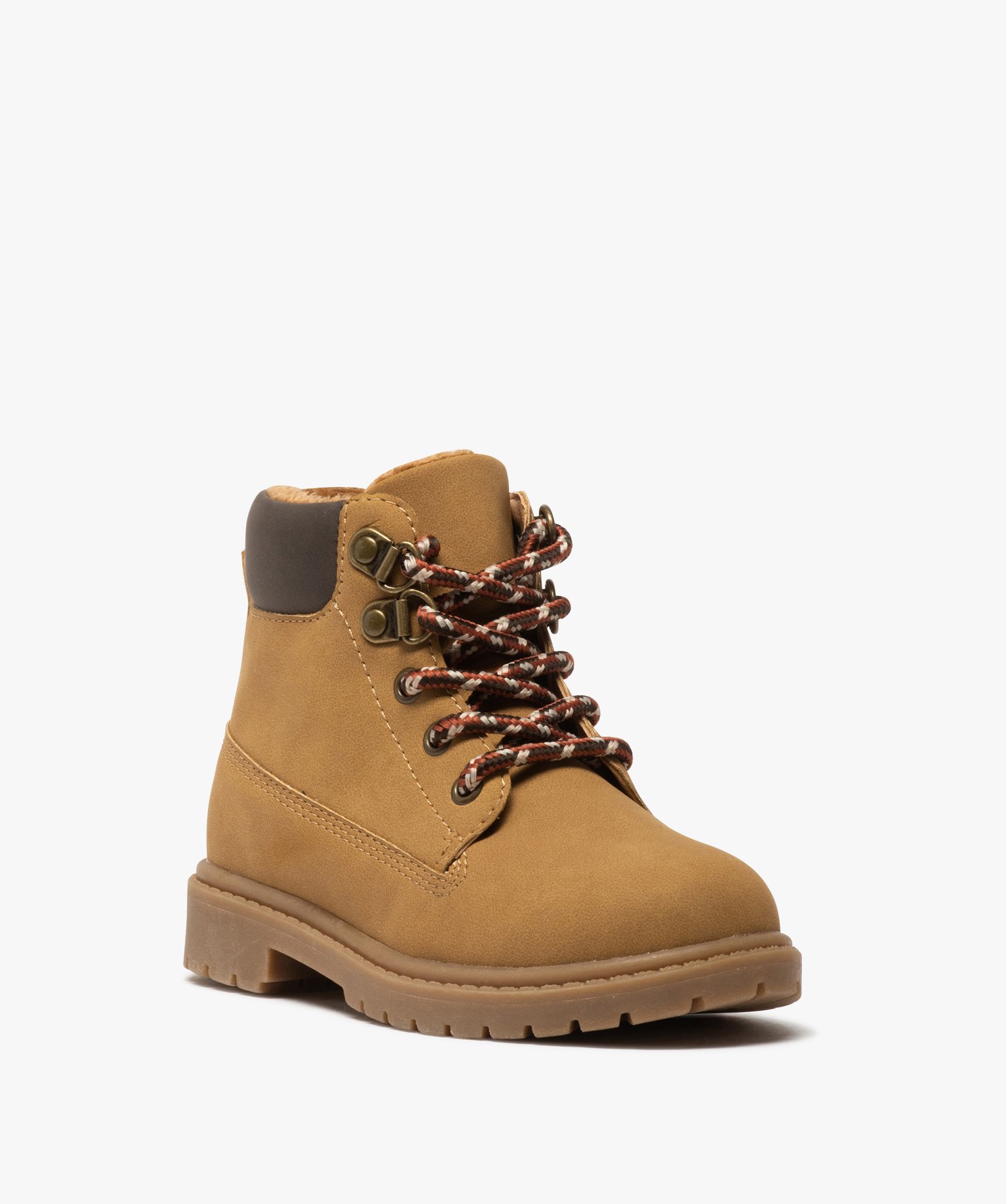 Boots Garçon à col rembourré et semelle crantée | GEMO