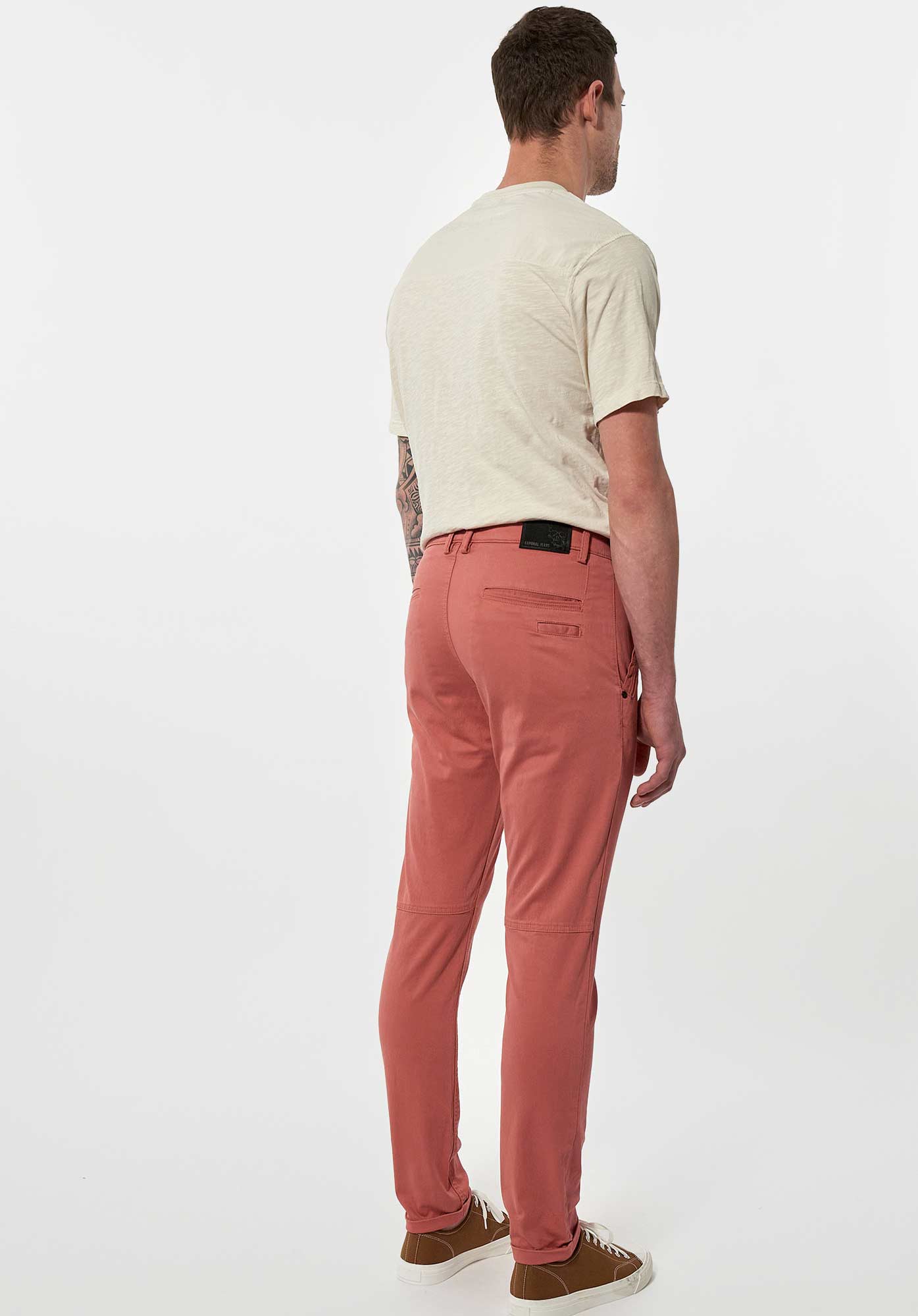 NIZZA  Pantalon slim rose Homme