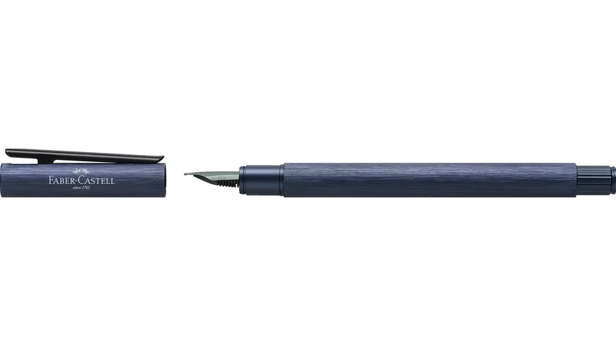 FABER-CASTELL Füllhalter Neo Slim Aluminium dunkelblau B