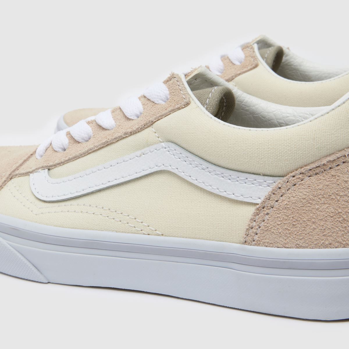 Vans naturliga old skool juniorsneakers