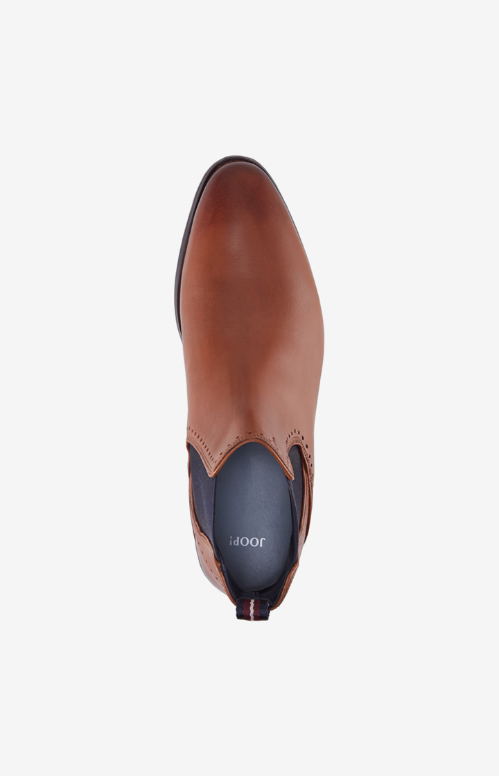 Chelsea Boots Kleitos in Cognac