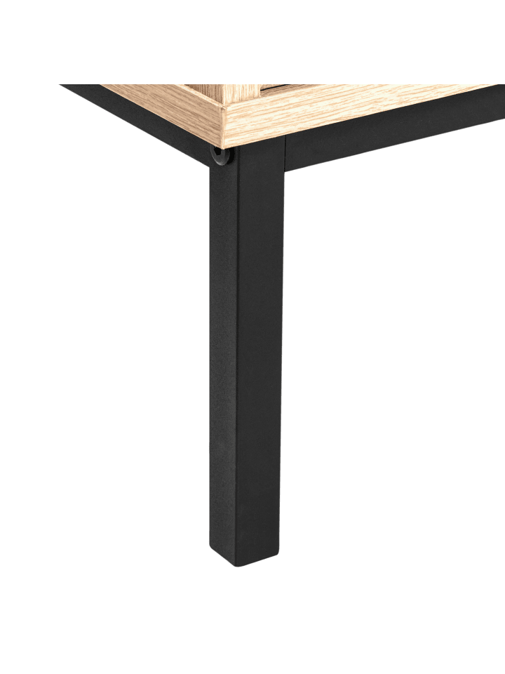 Beliani Badezimmerschrank ROSELL in Heller Holzfarbton - (W) 40 x (H) 92 x (L) 36 cm günstig kaufen onesize