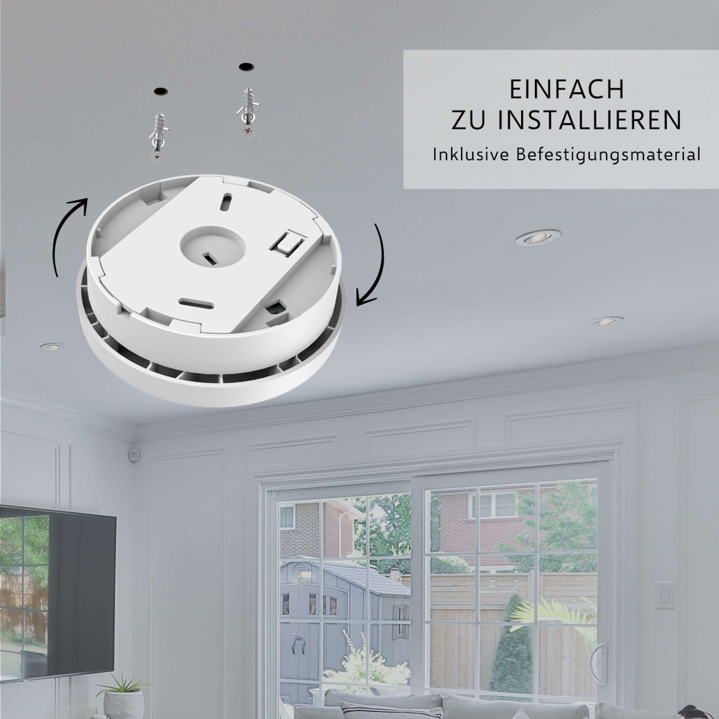 Elro FS201011 Rauchmelder (mit 10-Jahres-Batterie, Remove Hitzewarnmelder)