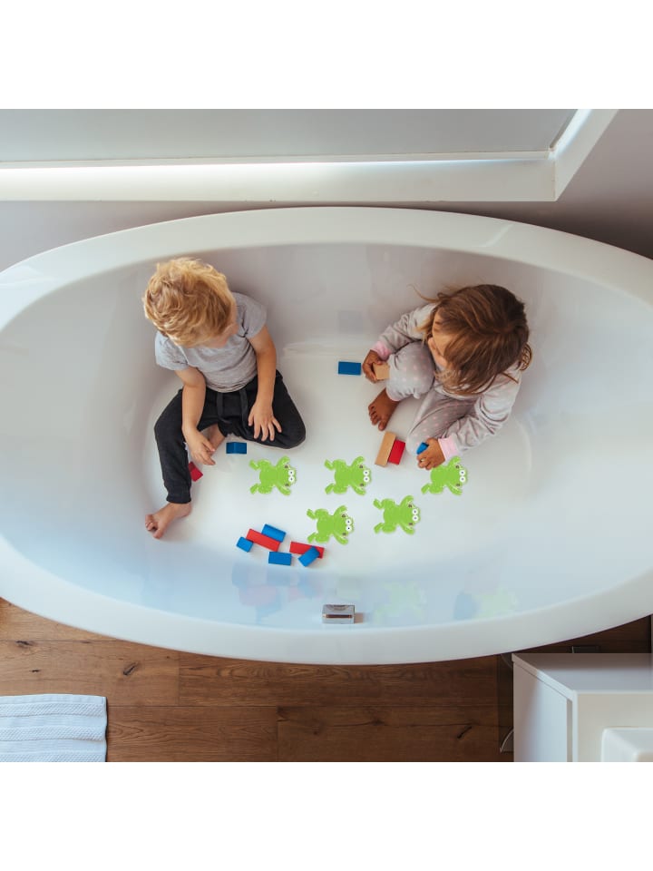 relaxdays 5x Badesticker Frosch in Grün günstig kaufen onesize