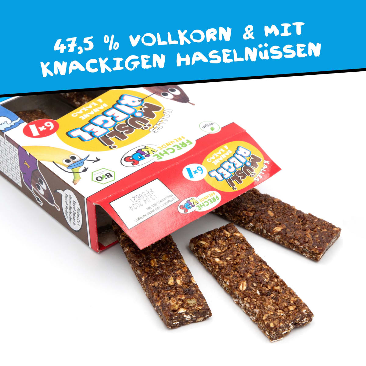Kindersnack Fruchtriegel Banane & Kakao, ab 3 Jahren (6 x 26 g), 156 g
