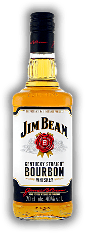 Jim Beam White Jim Beam White Der weltweite Klassiker, ein Bourbon wie kein anderer. Alter 4 J. - 0,7	 Liter - Vol 40%