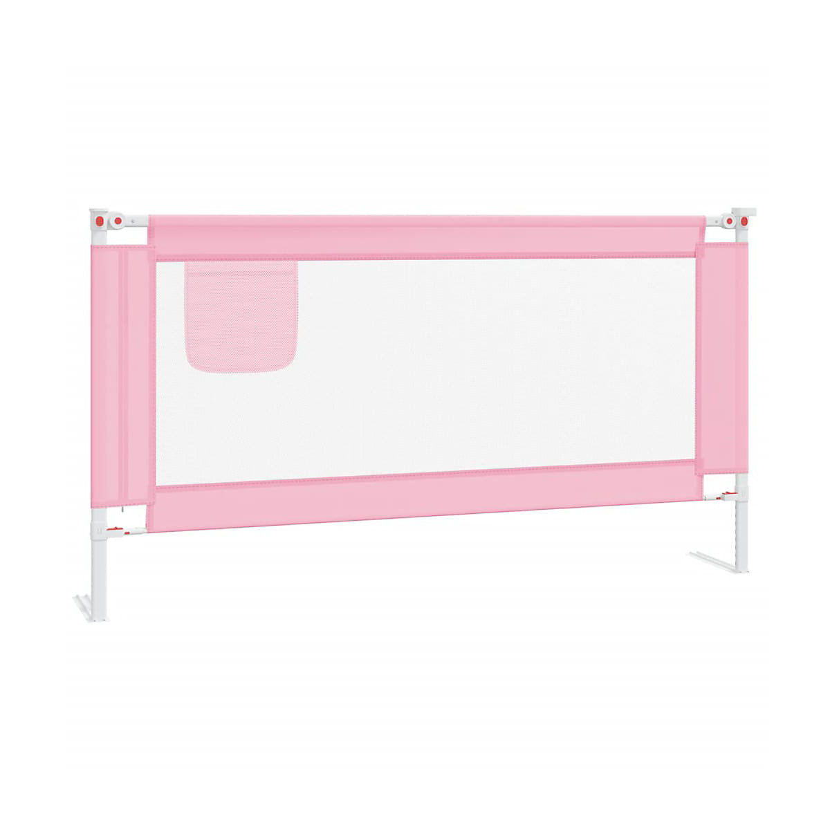Kleinkind-Bettschutzgitter Rosa 160x25 cm Stoff