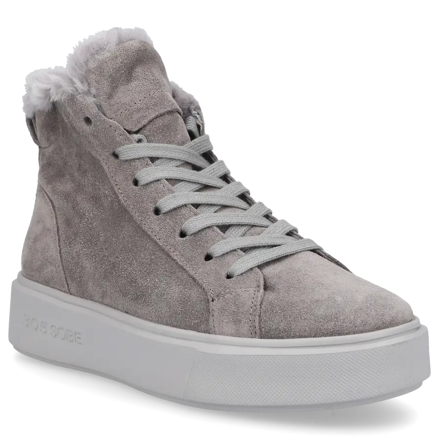 305 SOBE - Sneaker high TOBAGO Veloursleder - grau