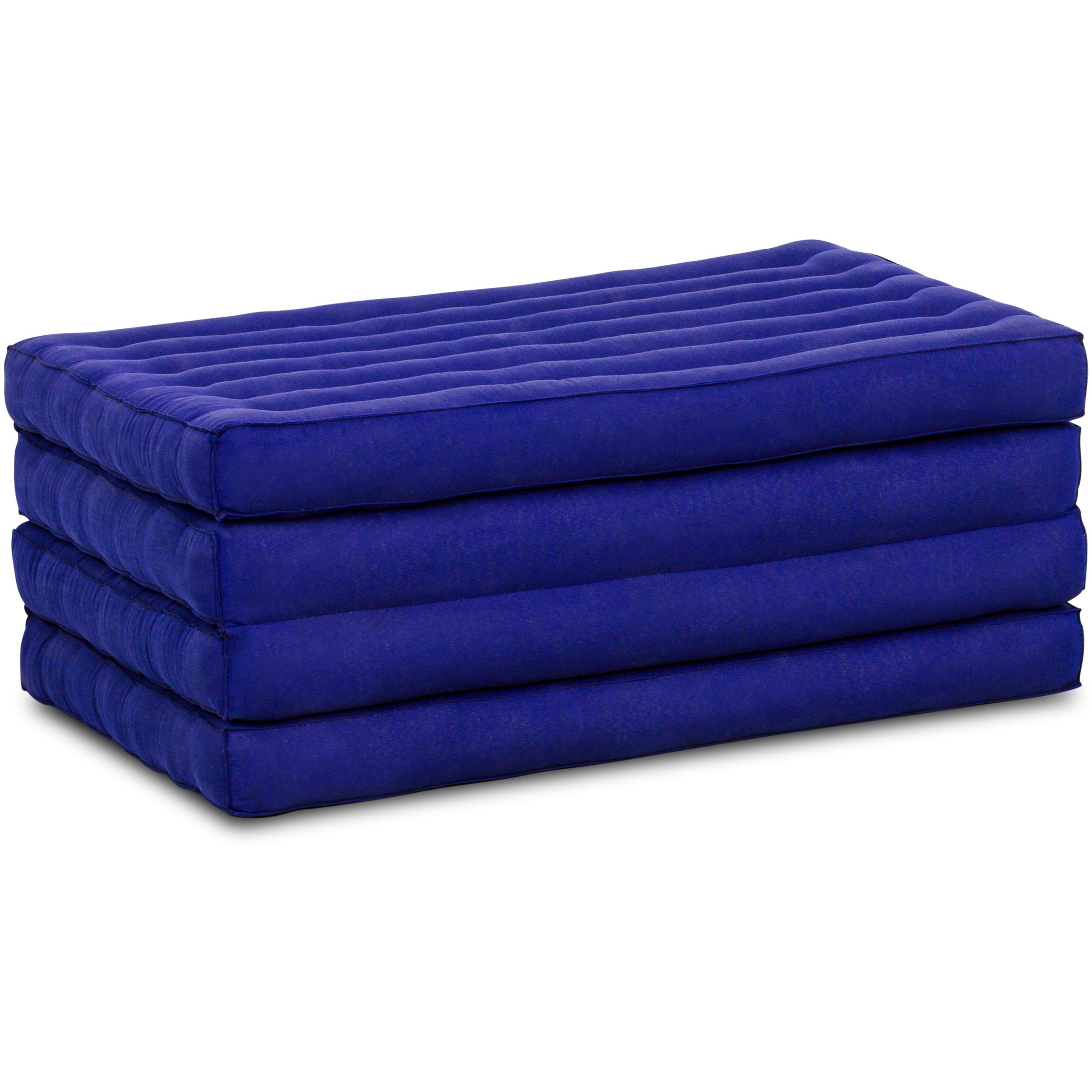 Klappmatratze Klappmatratze 80 cm (Basic) vegan und handgefertigt, 200x80x8cm, livasia, 8,00 cm hoch, Kapok